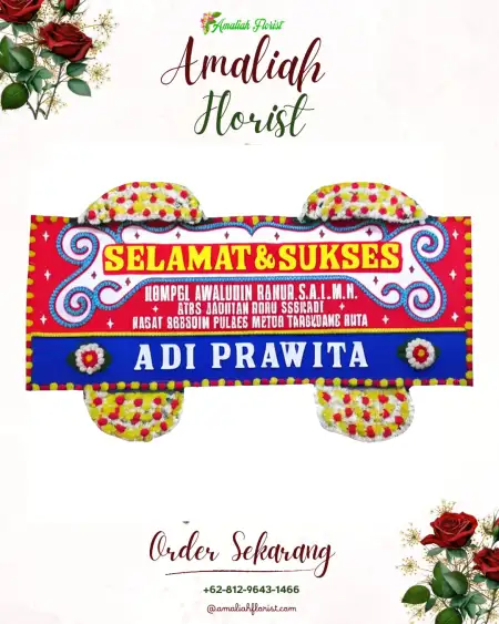 Papan Bunga Ucapan Selamat Rintis